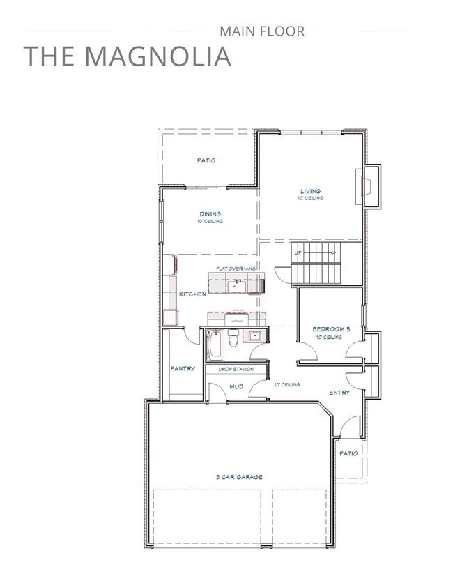 The Magnolia Floor Plan 1
